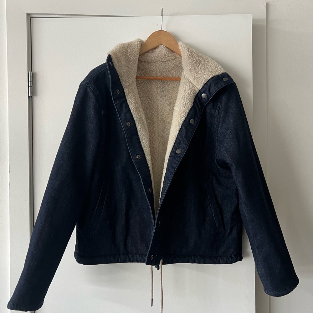 Duer Denim Sherpa Reversible Jacket